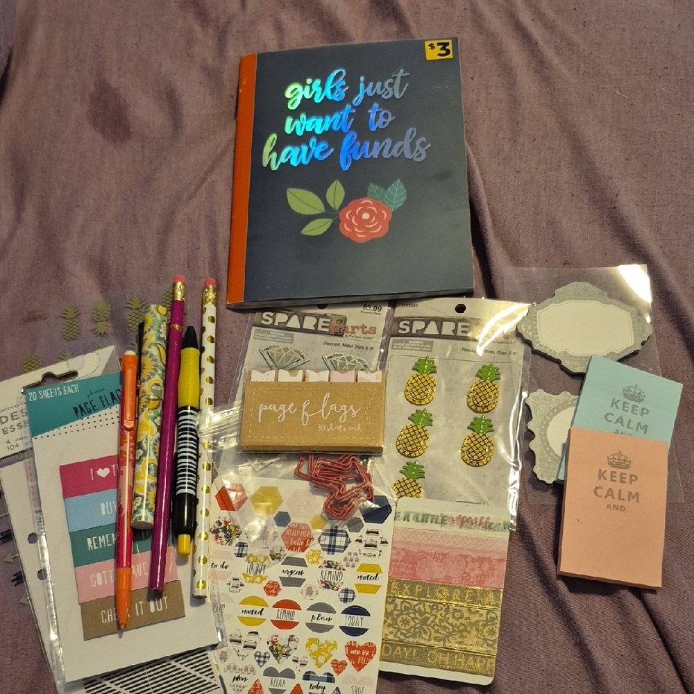 Financial Planner And Planner Accessories Bunlde